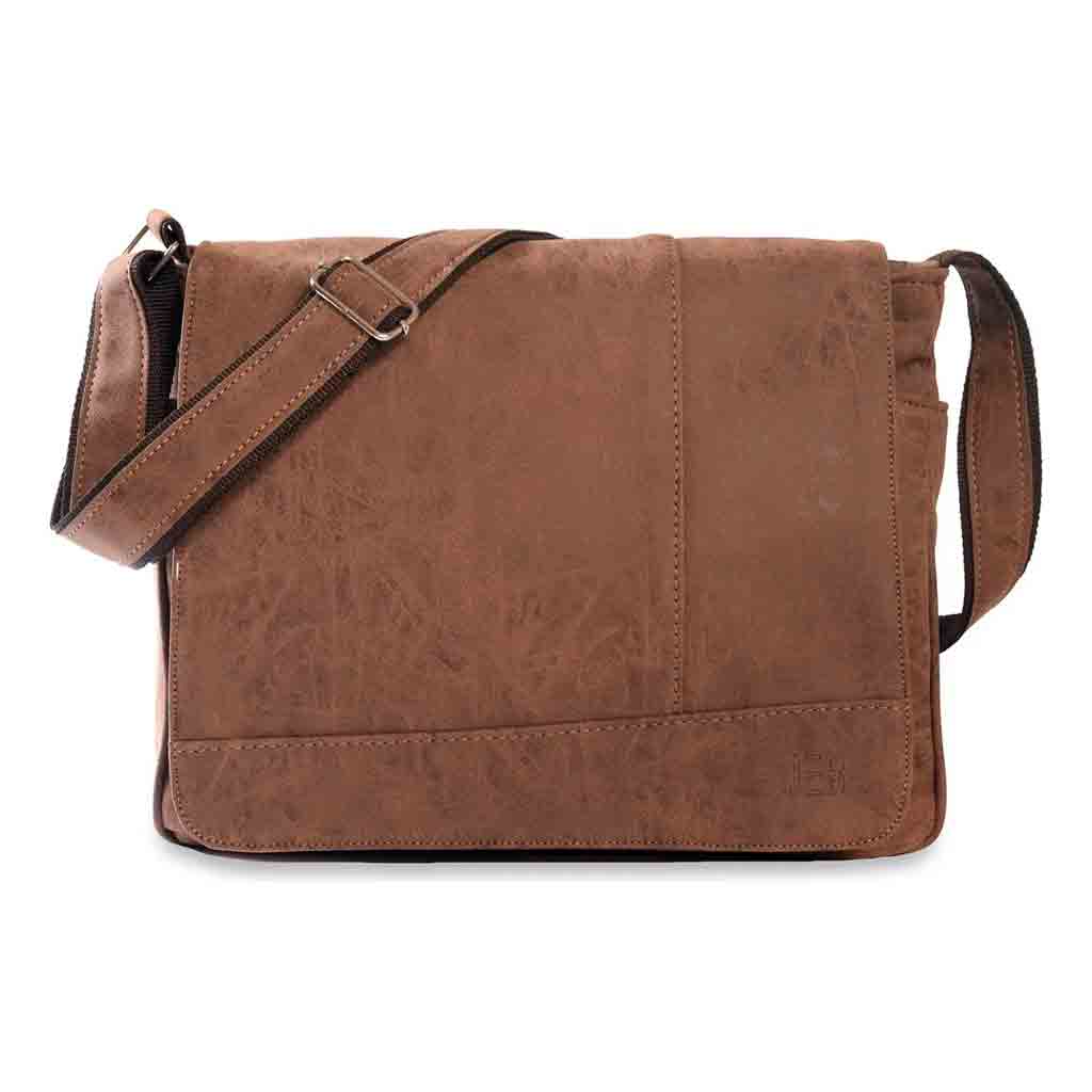 🎒 Morral Horizontal – Simil Cuero Gastado