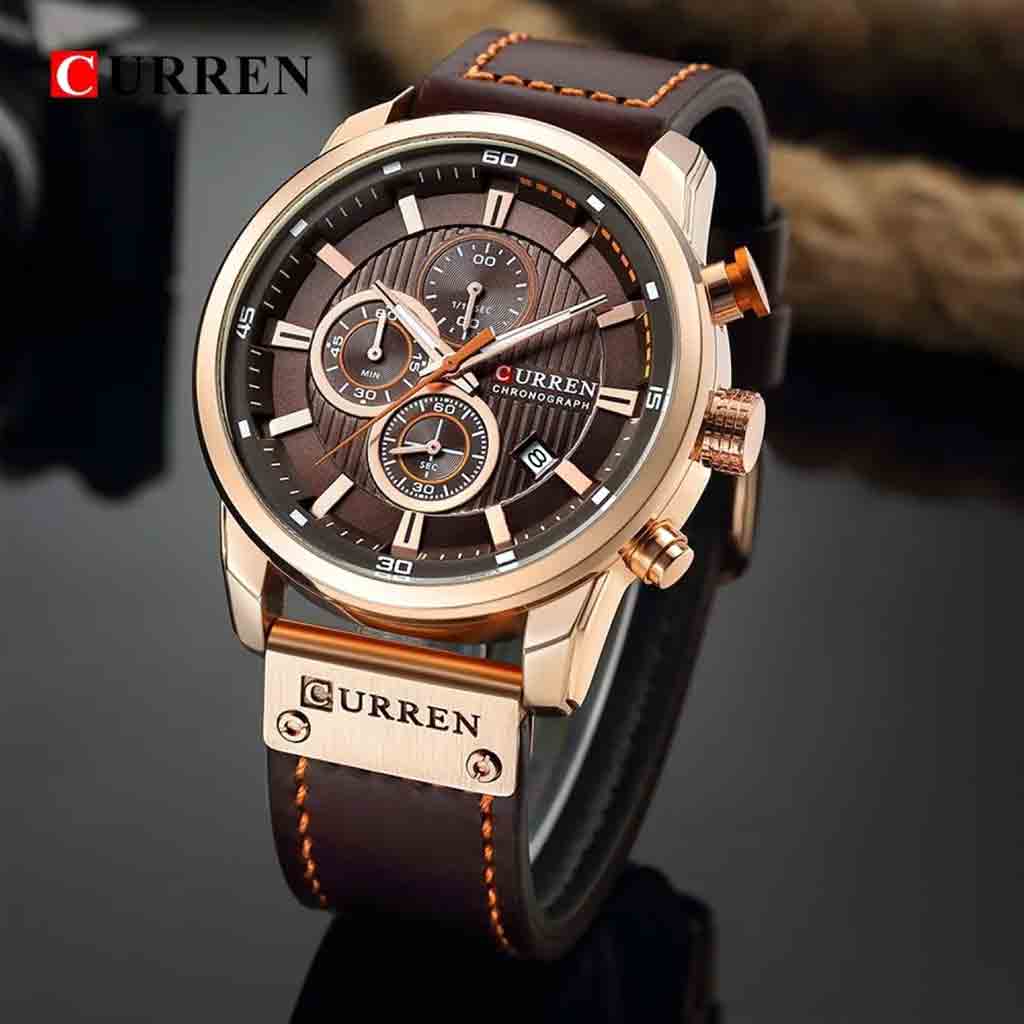 ⌚ Reloj Para Hombre Curren 8291 – Marrón