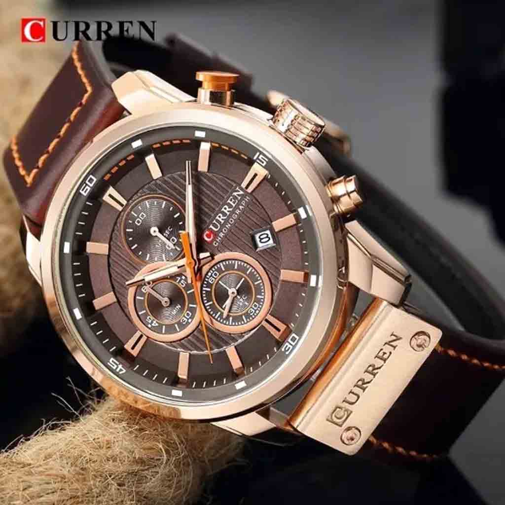⌚ Reloj Para Hombre Curren 8291 – Marrón